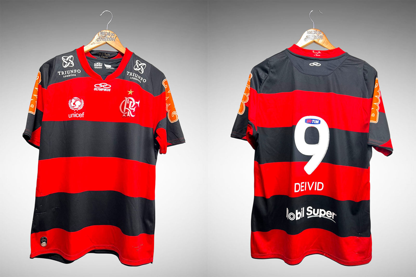 Flamengo 2012 Primeira Camisa Tam G Nº 9 Deivid.
