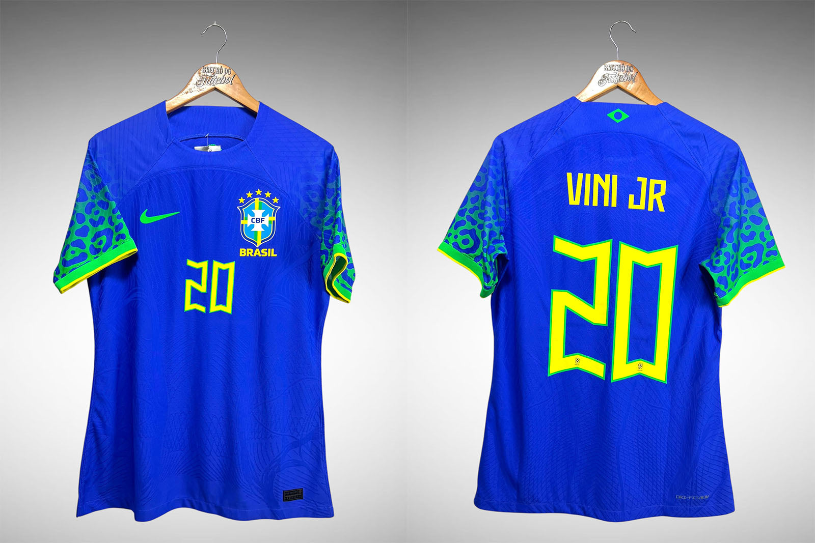 Brasil 2022 Segunda Camisa Tam G Nº 20 Vini Jr.