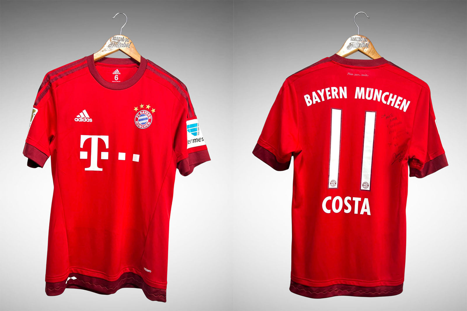 Bayern de Munique 2015 Primeira Camisa Tam P Nº 11 Costa.