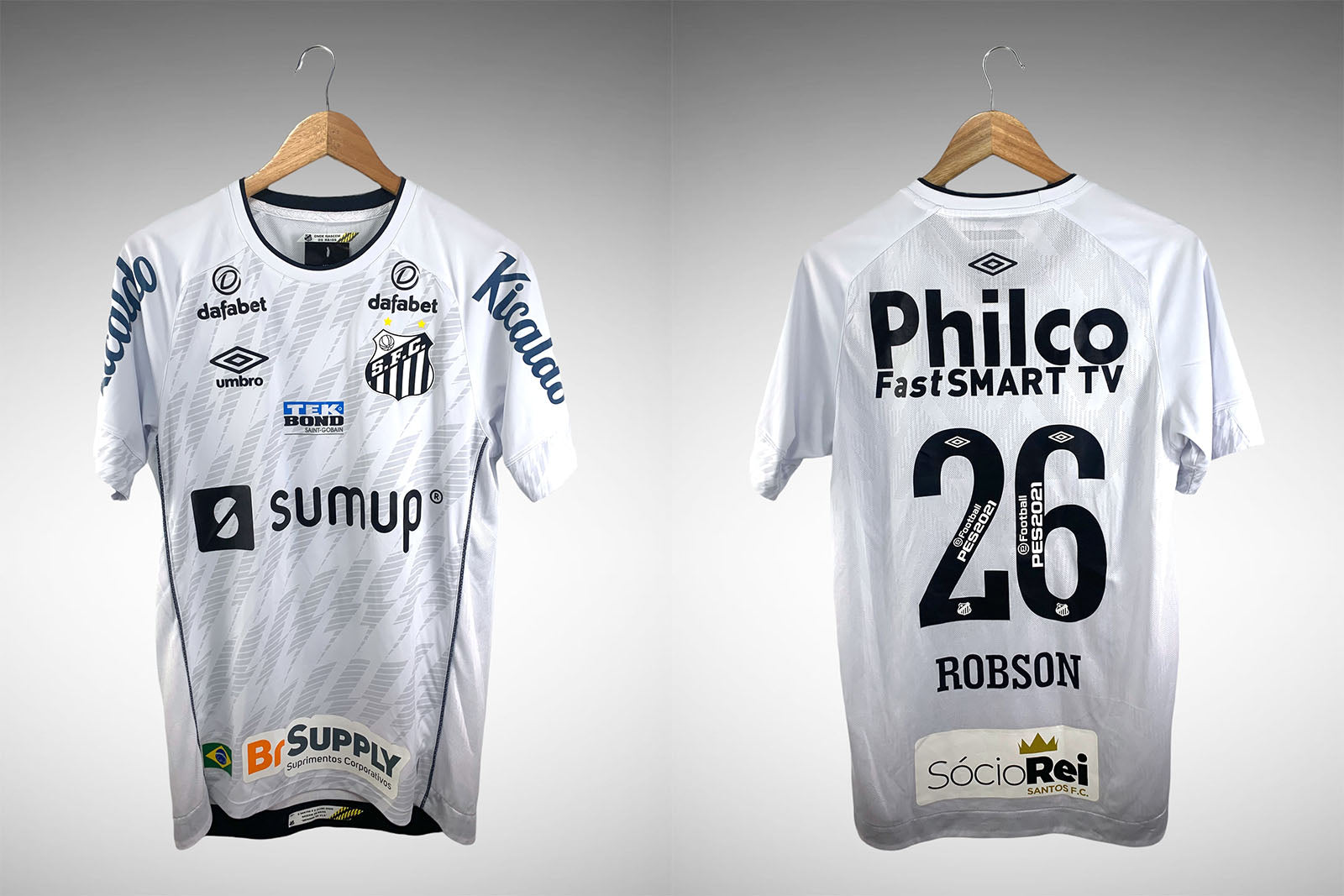 Santos 2021 Primeira Camisa Tam M N# 26 Robson.2300172138