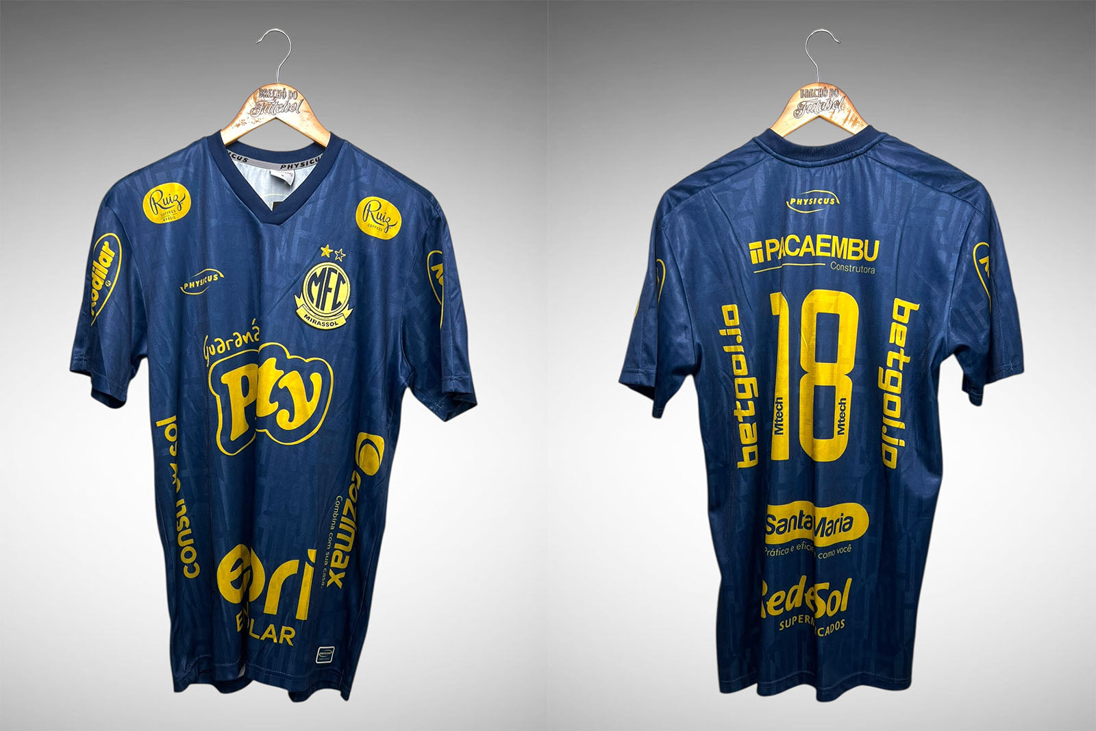 Mirassol 2022 Terceira Camisa Tam M Nº18.