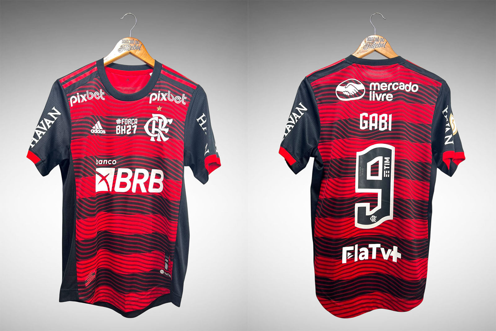 Flamengo 2022 Primeira Camisa Tam P Nº 9 Gabi.