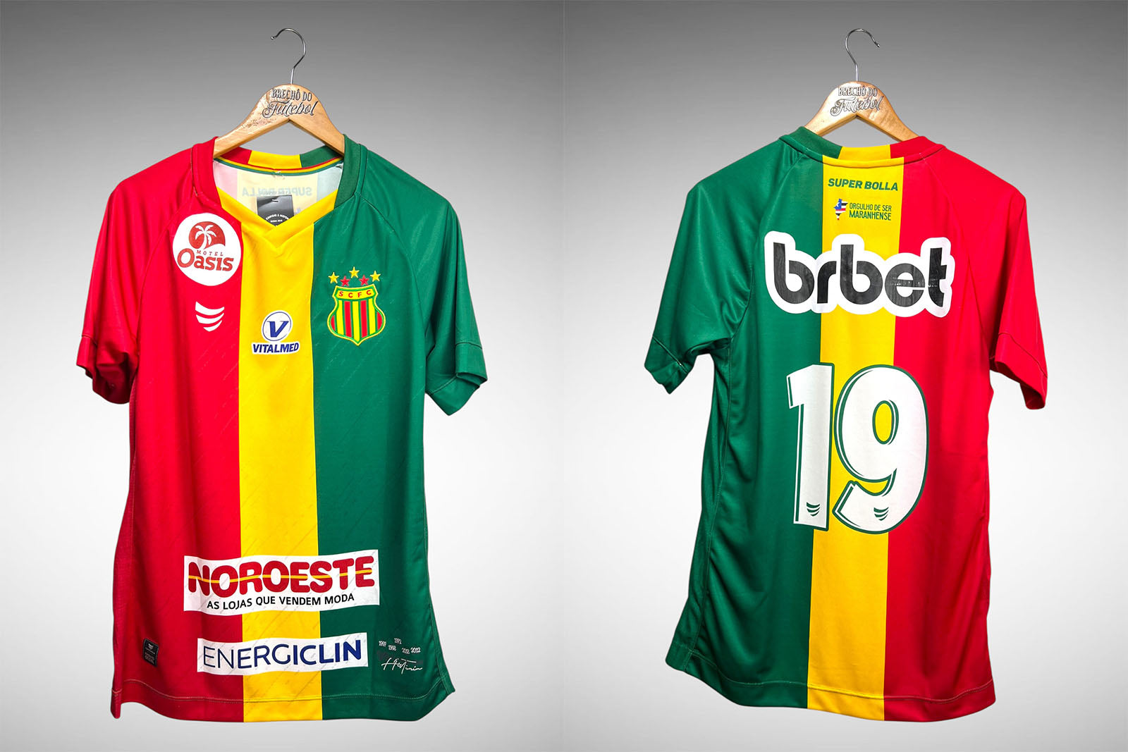 Sampaio Corrêa FC-MA 2022 Primeira Camisa Tam G Nº 19.