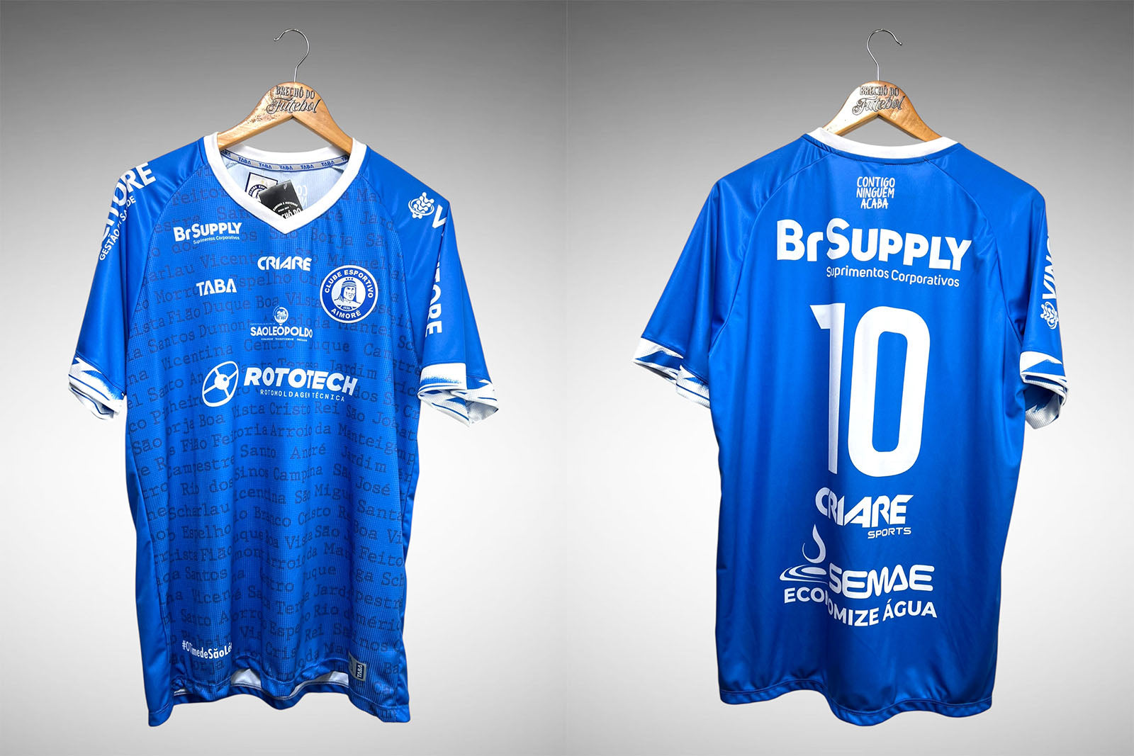 Aimoré 2025 Primeira Camisa Tam GG Nº 10.