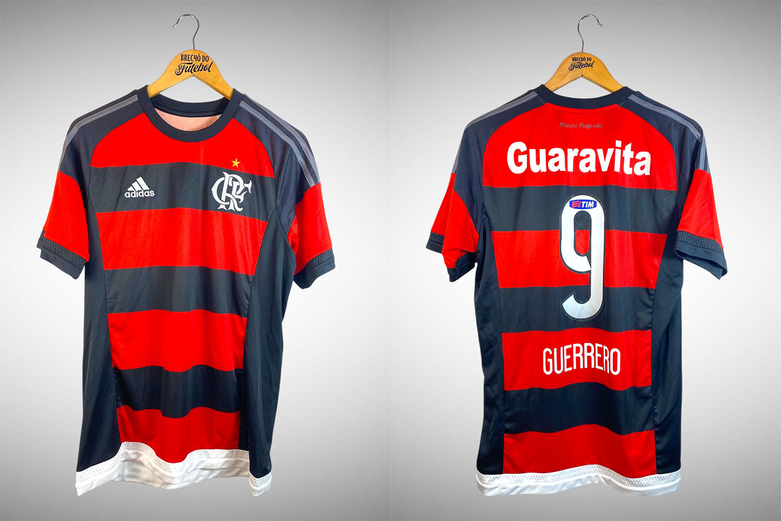 Flamengo 2015 Primeira Camisa Tam M Nº 9 Guerrero.