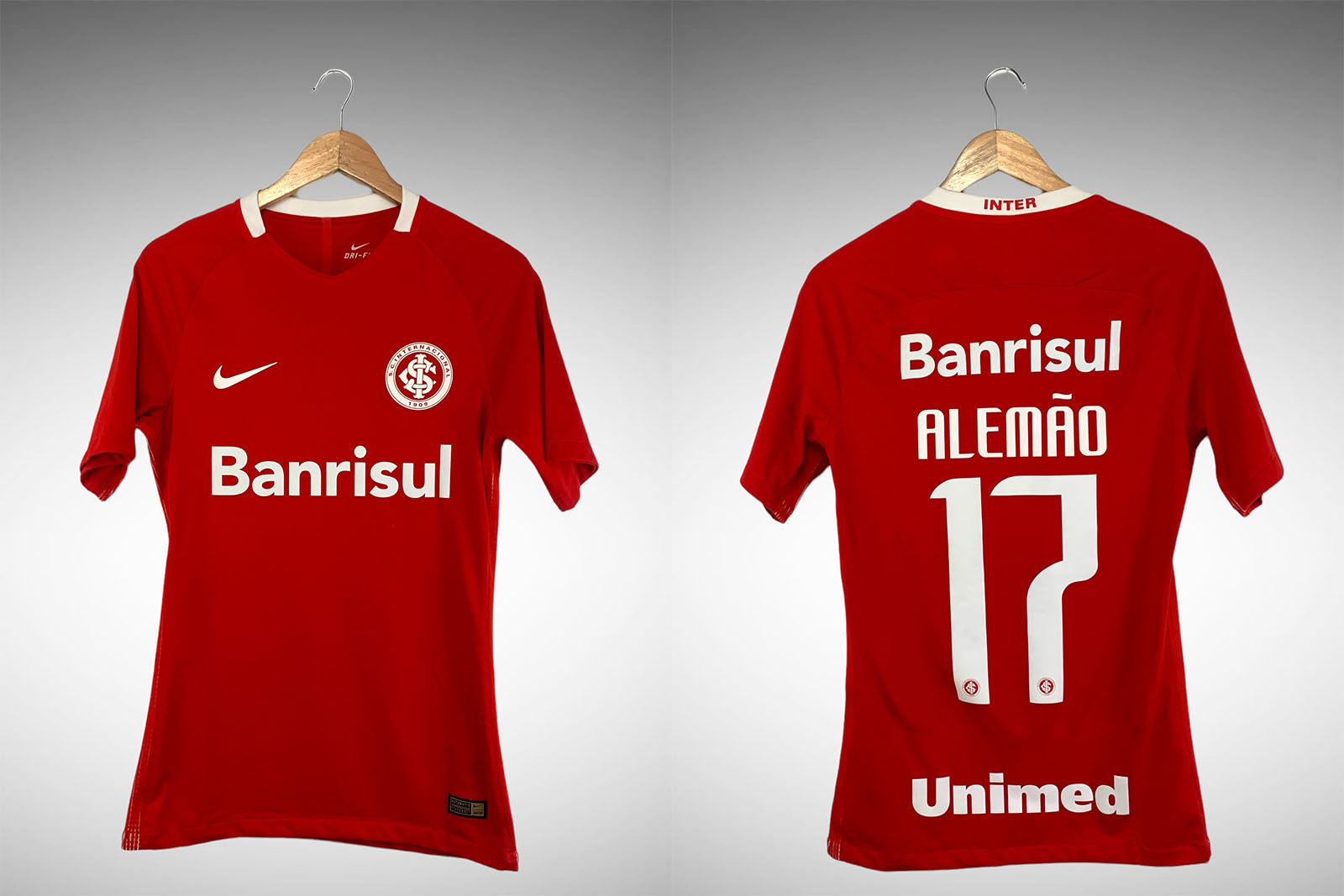 Internacional 2016 Primeira Camisa Tam M N# 17 Alemão.