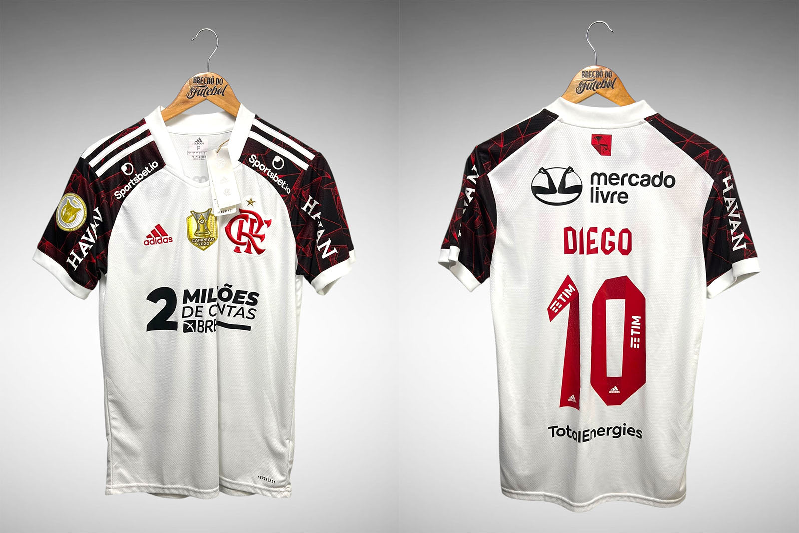 Flamengo 2021 Segunda Camisa Tam P Nº10 Diego.