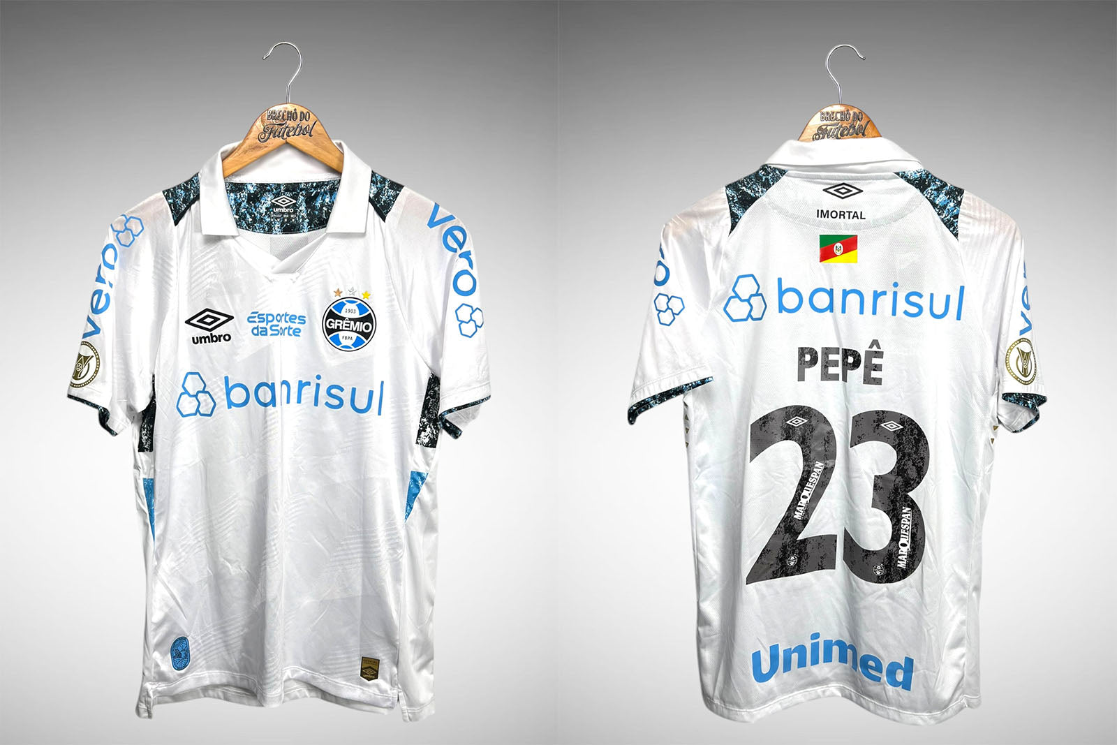 Grêmio 2024 Segunda Camisa Tam M Nº23 Pepê.
