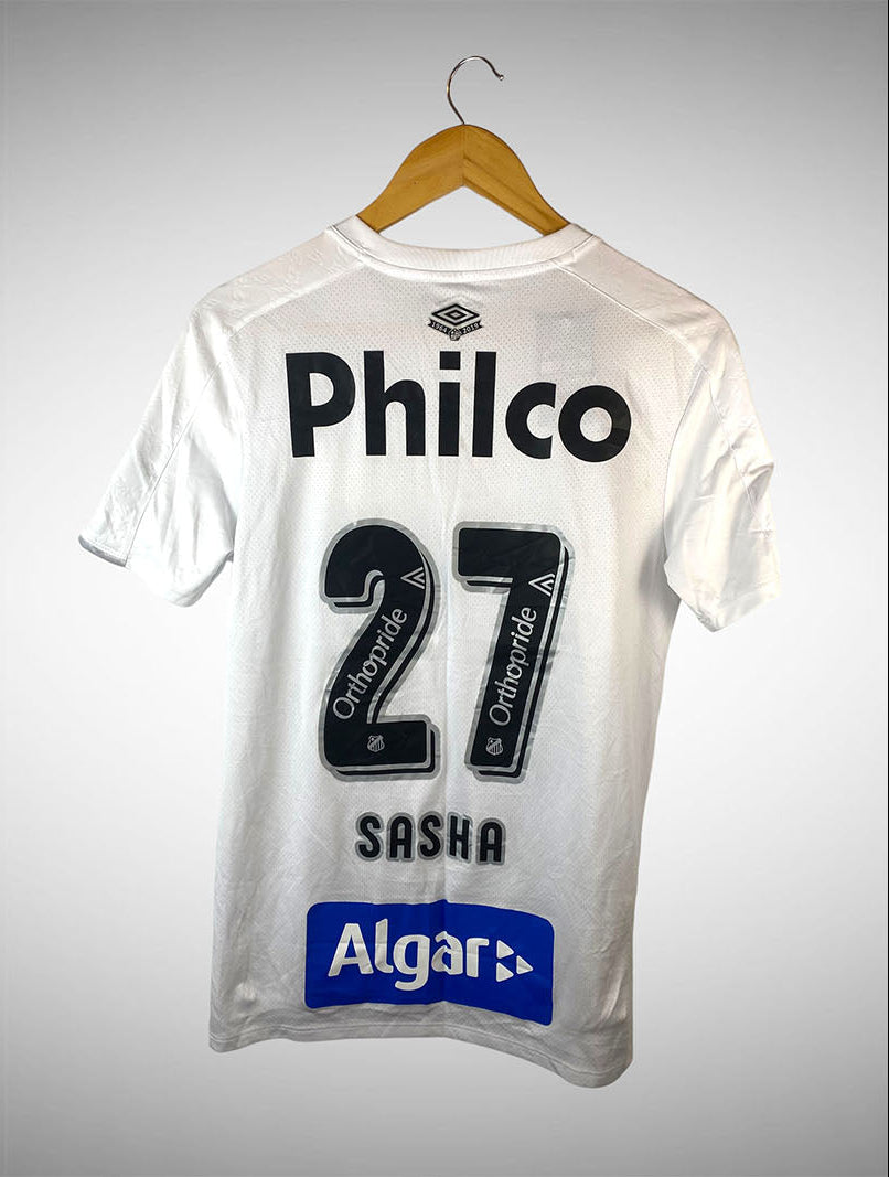 Santos 2019 Primeira Camisa Tam P Nº 27 Sasha.