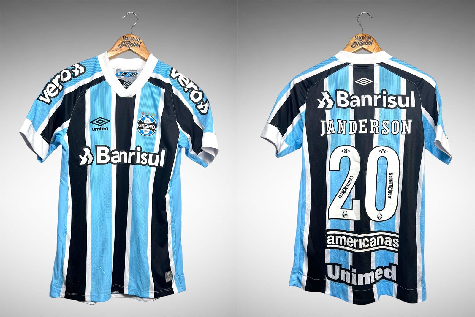 Grêmio 2021 Primeira Camisa Tam P Nº20 Janderson.
