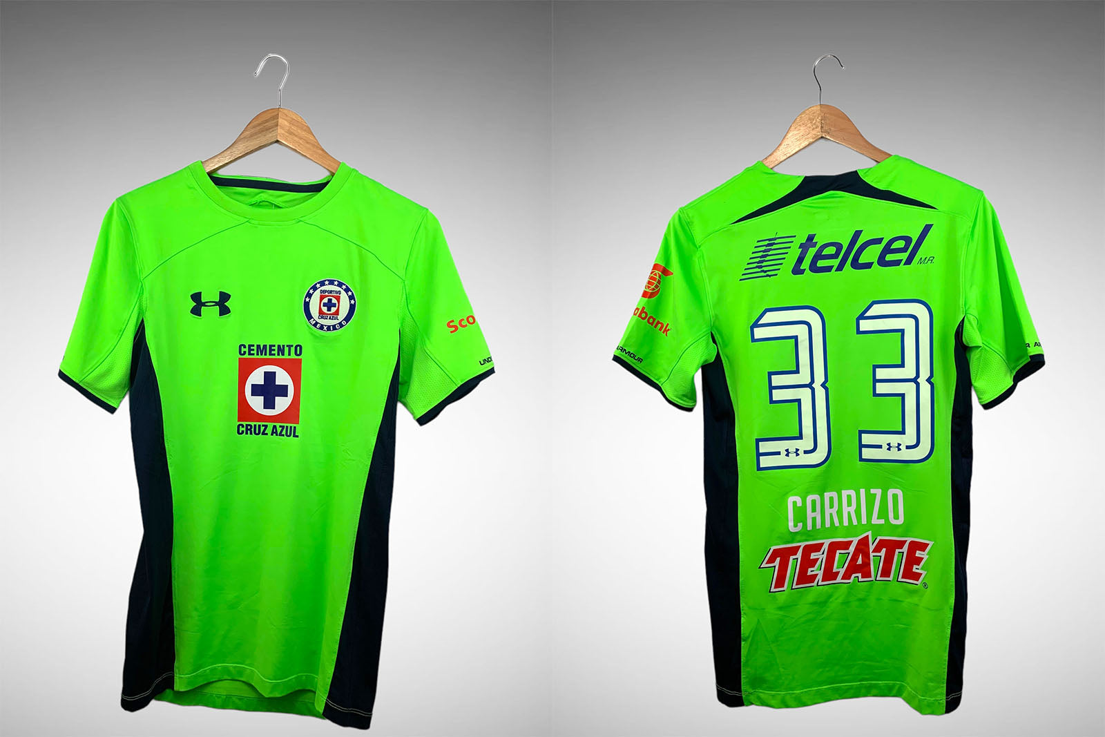 Cruz Azul 2014 Terceira Camisa Tamanho P Nº 33 Carrizo