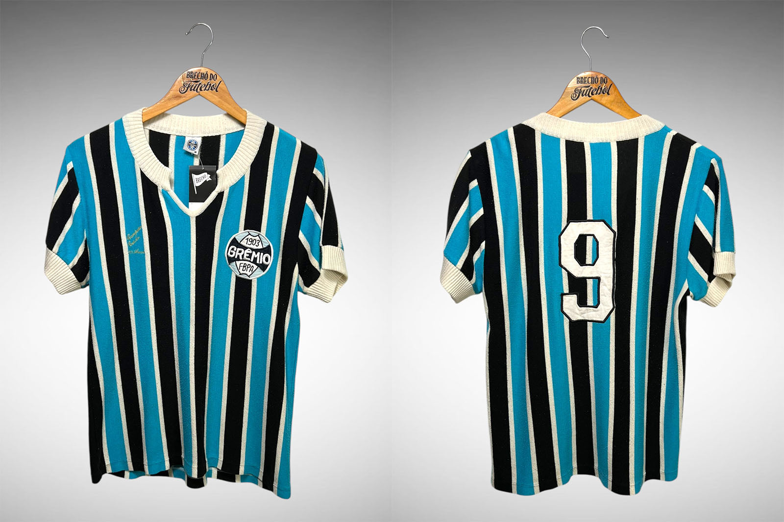 Grêmio 1977 Retrô Primeira Camisa Tam M Nº9.