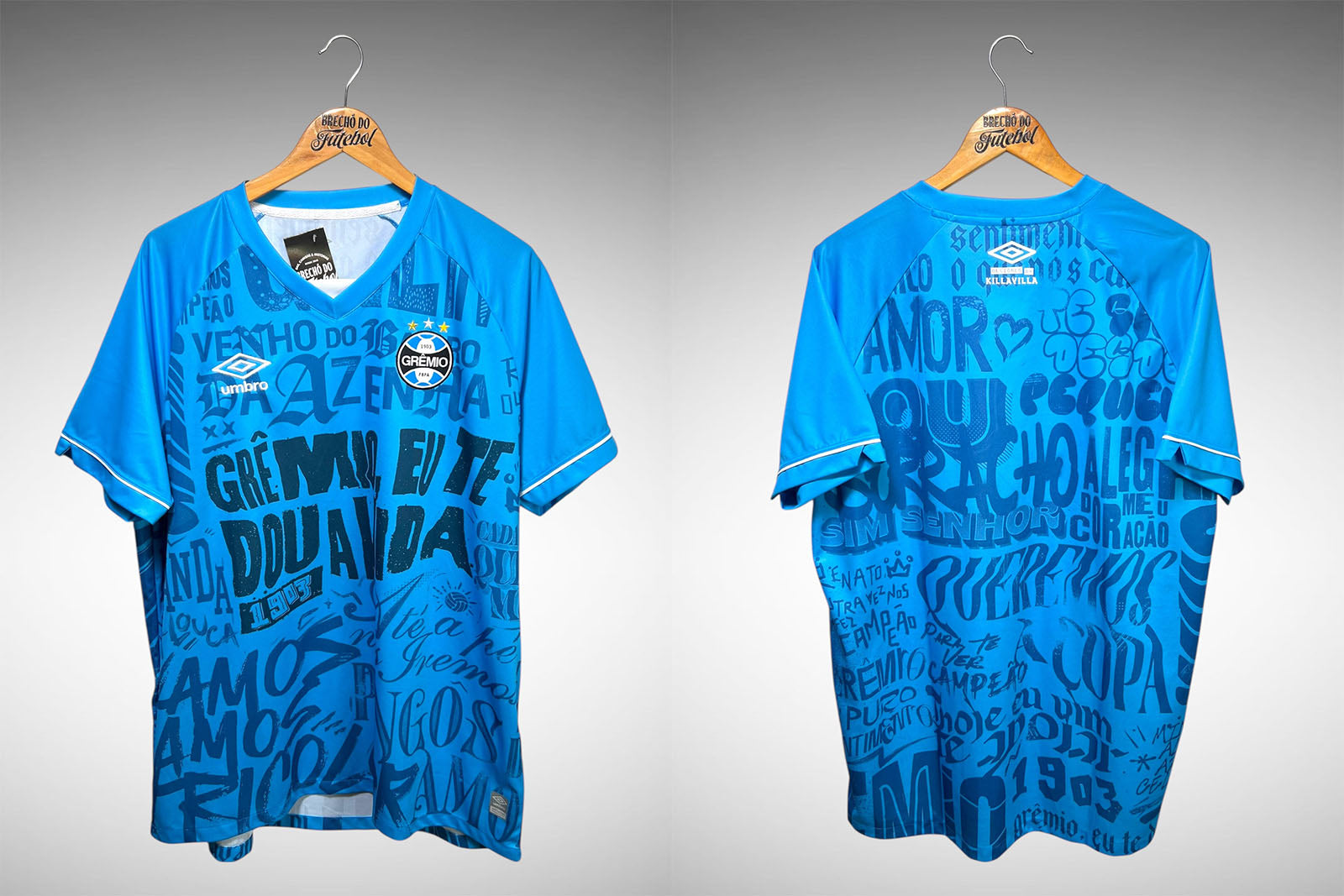 Grêmio 2023 Camisa Colab. Killa Villa Tam 2GG.