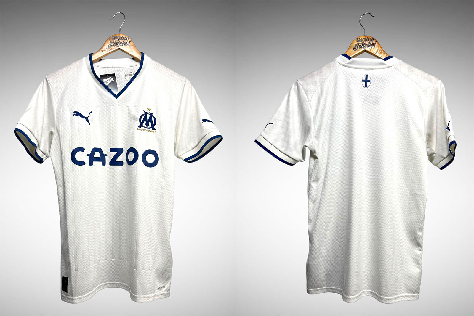 Olympique de Marseille 2022 Primeira Camisa Tam P.