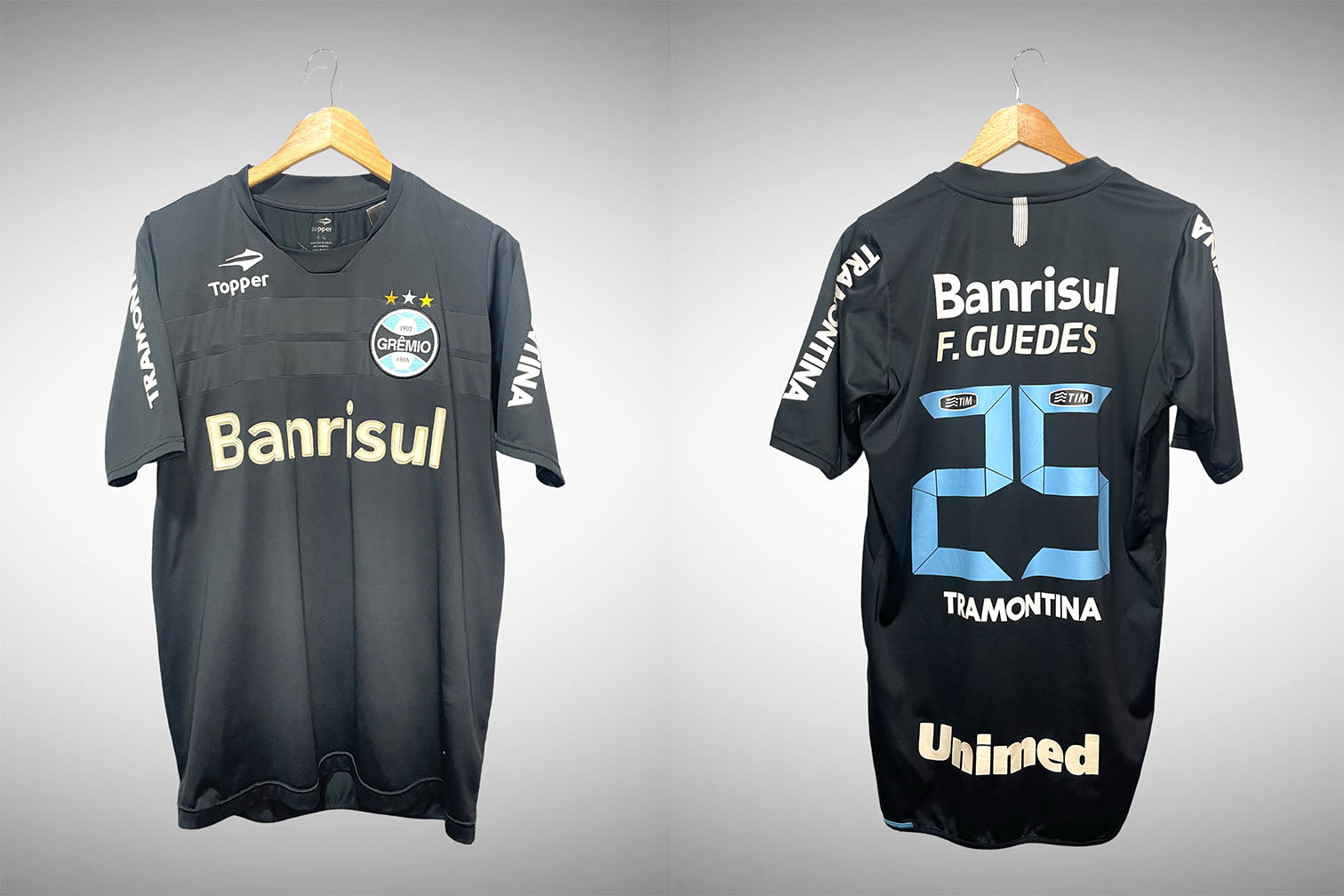 Grêmio 2012 Quarta Camisa Tam G N# 25 F. Guedes.