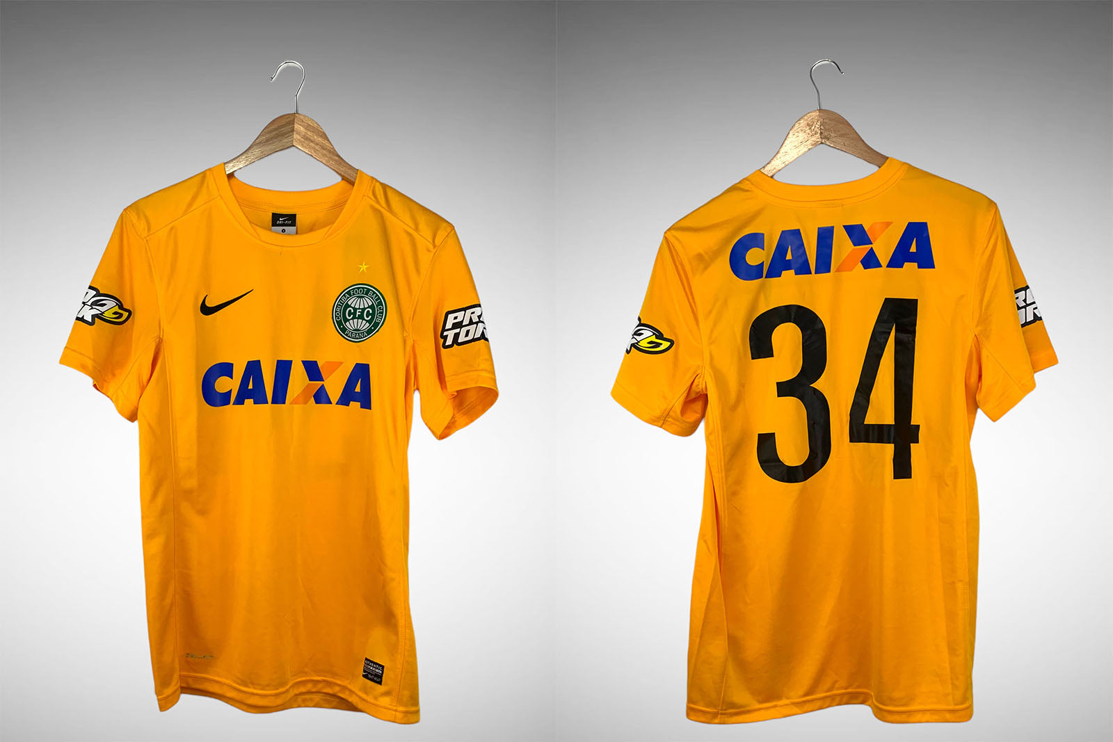 Coritiba 2014 Camisa de Goleiro Tam P N# 34.