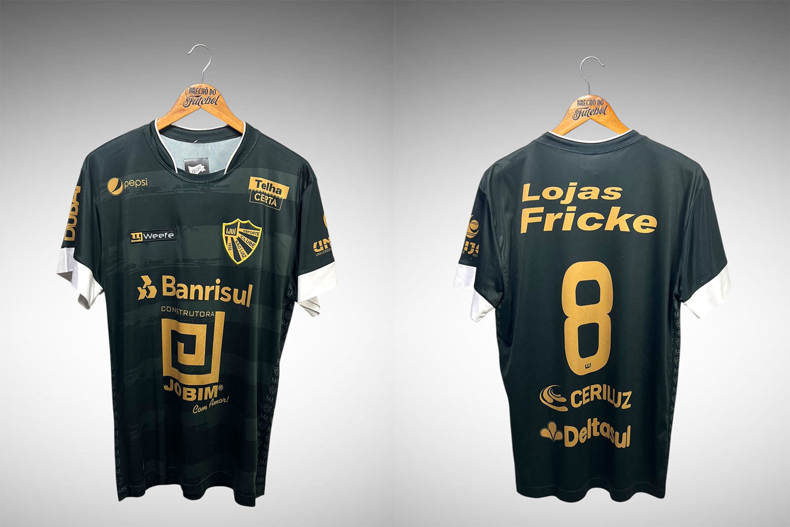 São Luiz de Ijuí 2020 Terceria Camisa Tam G Nº8.