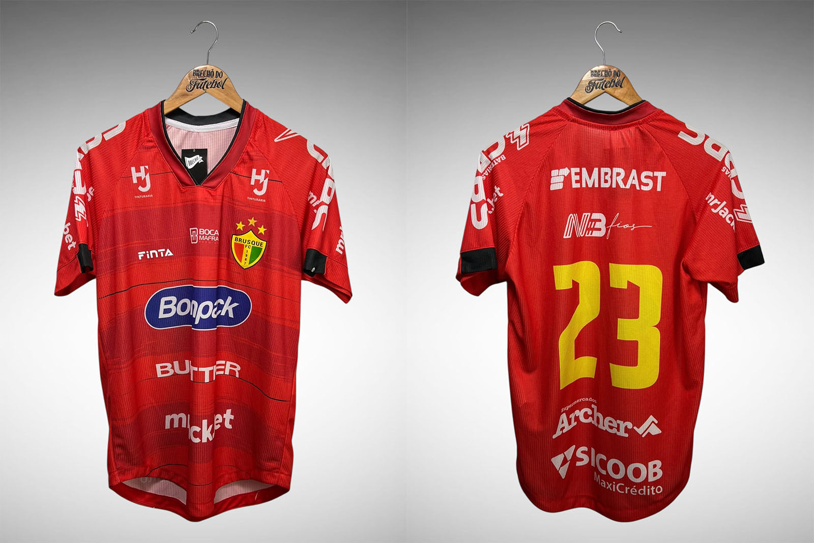 Brusque 2023 Camisa Goleiro Tam G Nº23.