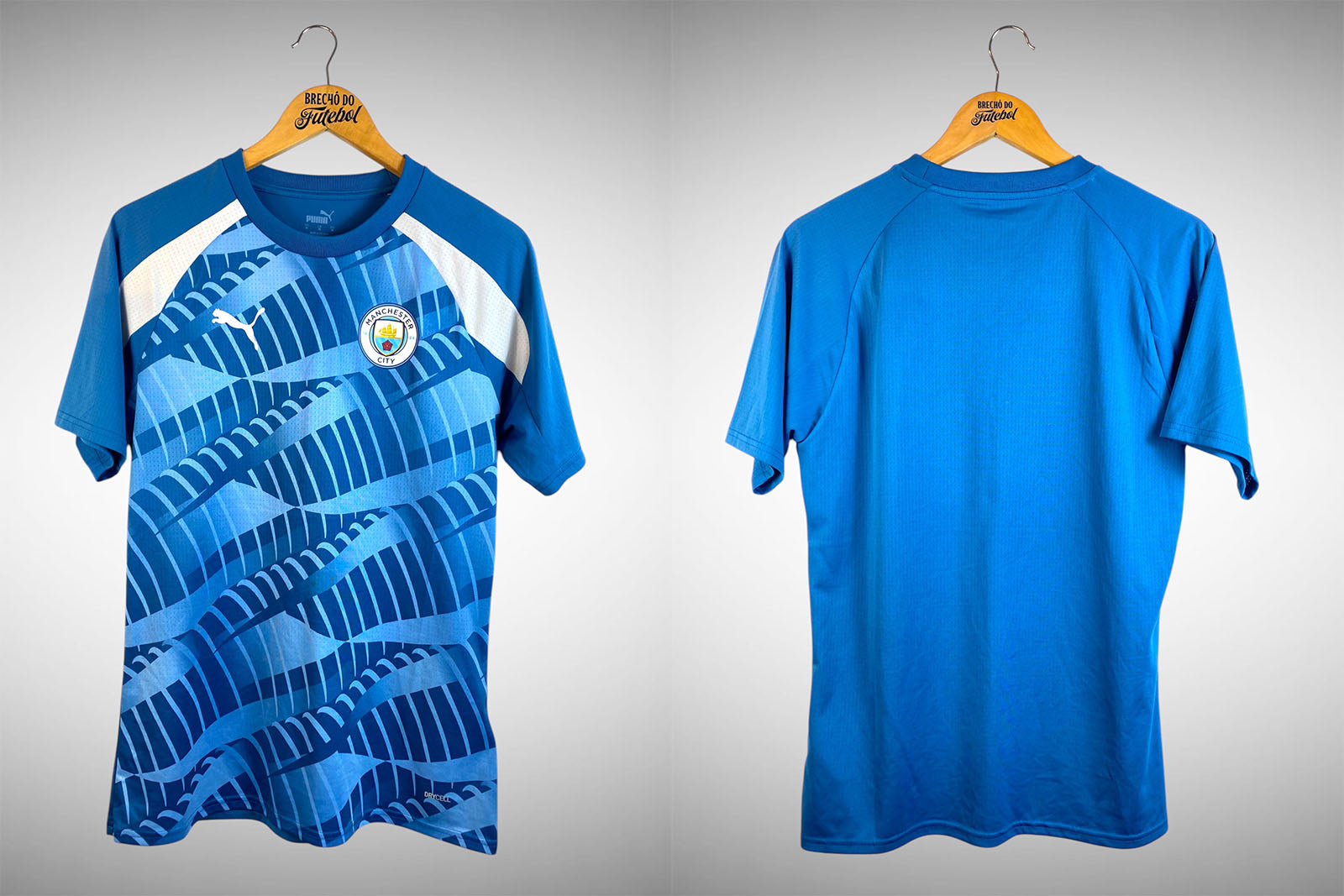 Manchester City 2023 Camisa de Aquecimento Tam M.