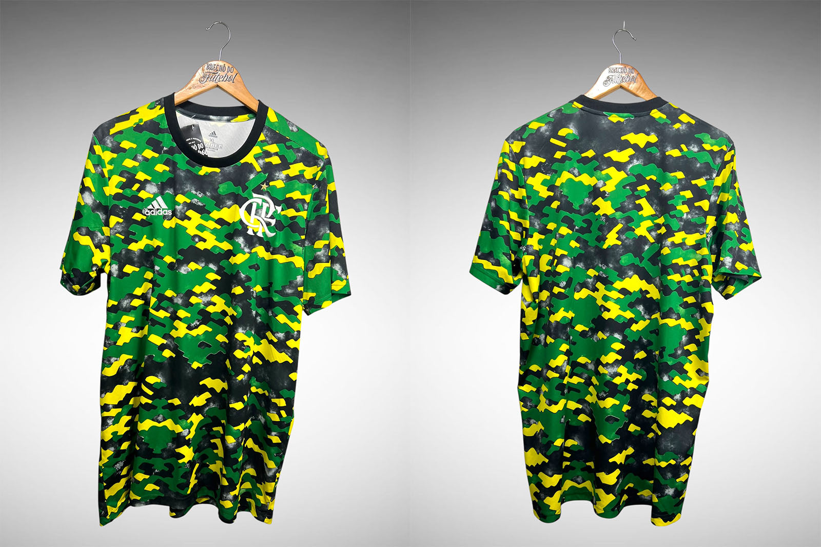 Flamengo 2021 Camisa de Aquecimento Tam GG.