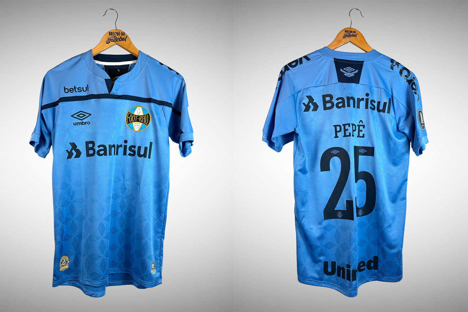 Grêmio 2020 Terceira Camisa Tam P Nº 25 Pepê.