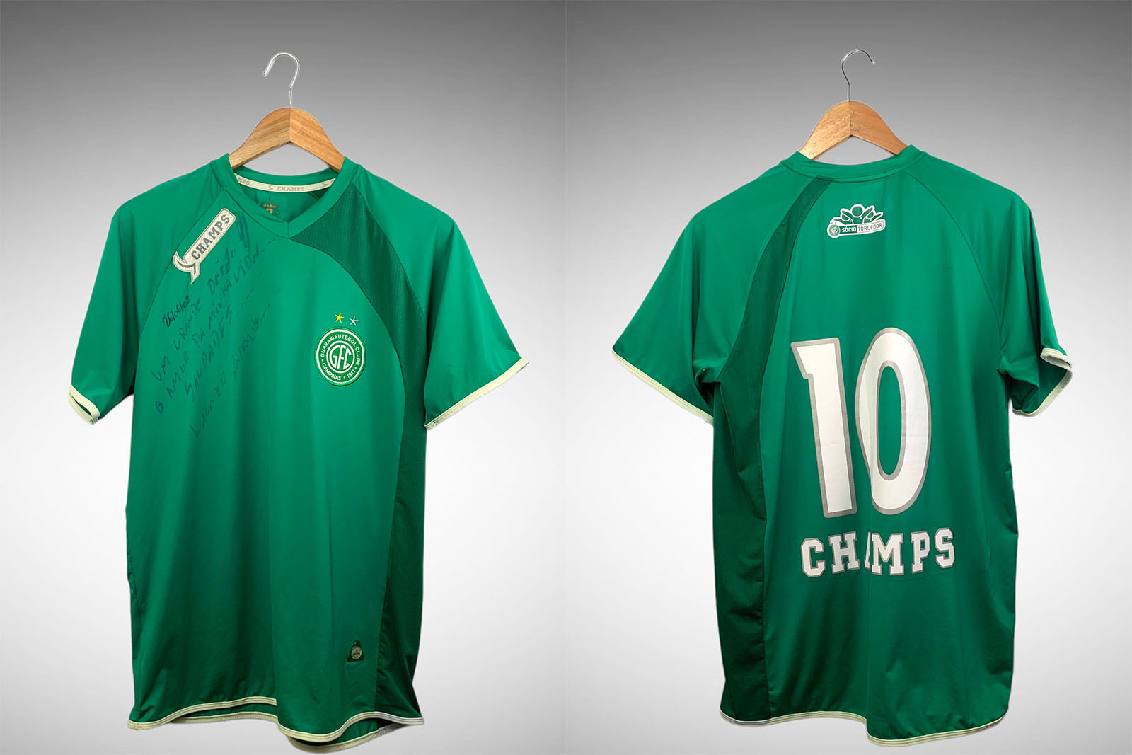 Guaraní 2009 Primeira Camisa Tam P Nº10.