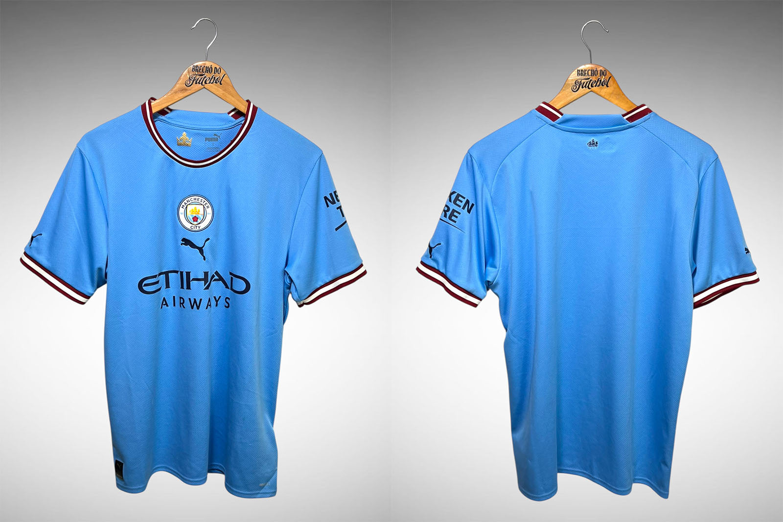 Manchester City 2022 Primeira Camisa Tam G.