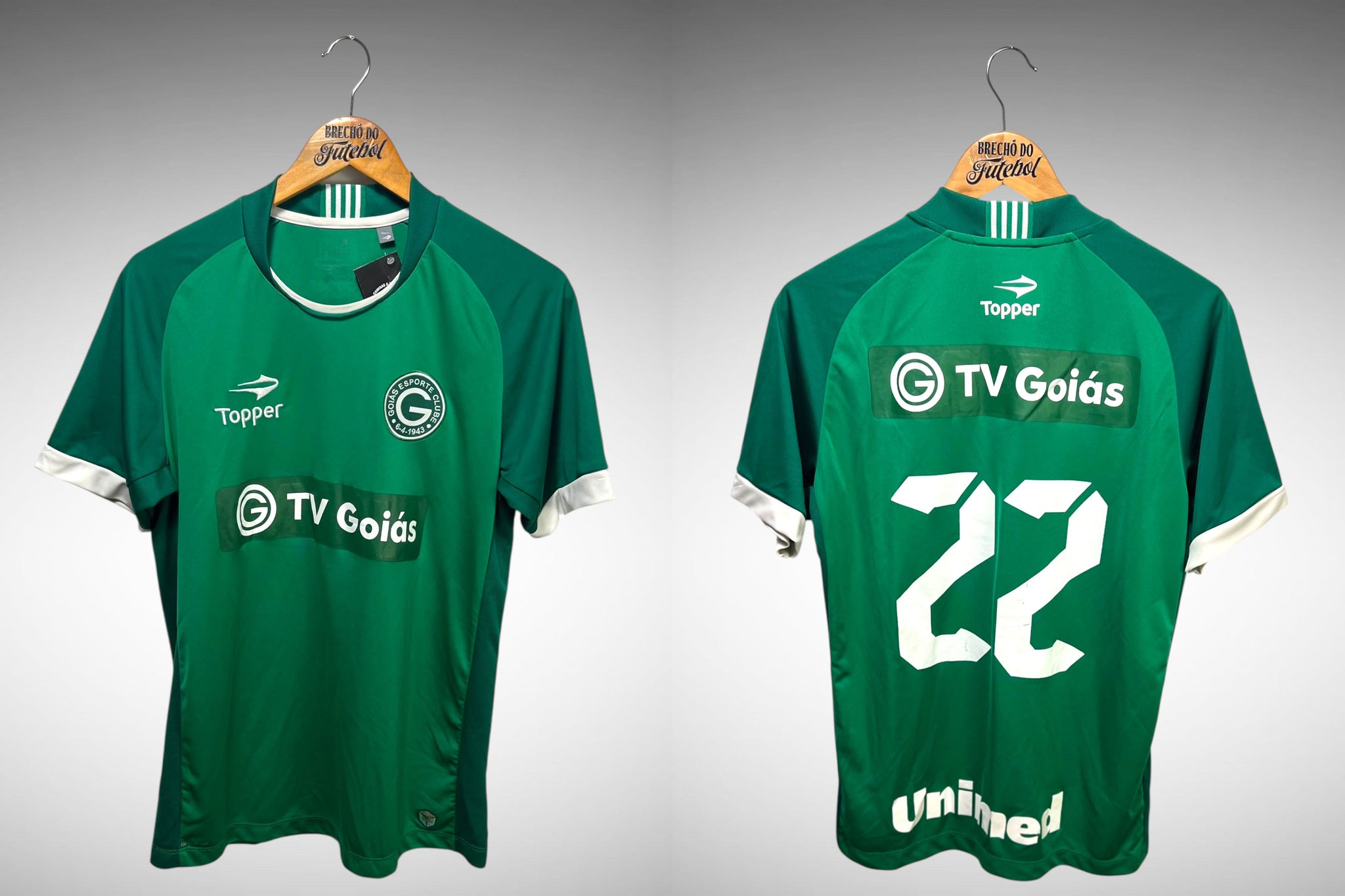Goiás 2017 Primeira Camisa Tam GG Nº22.
