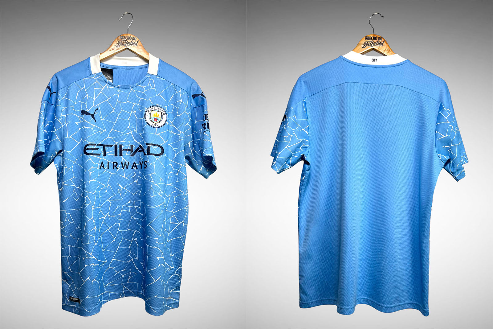 Manchester City 2020 Primeira Camisa Tam G.