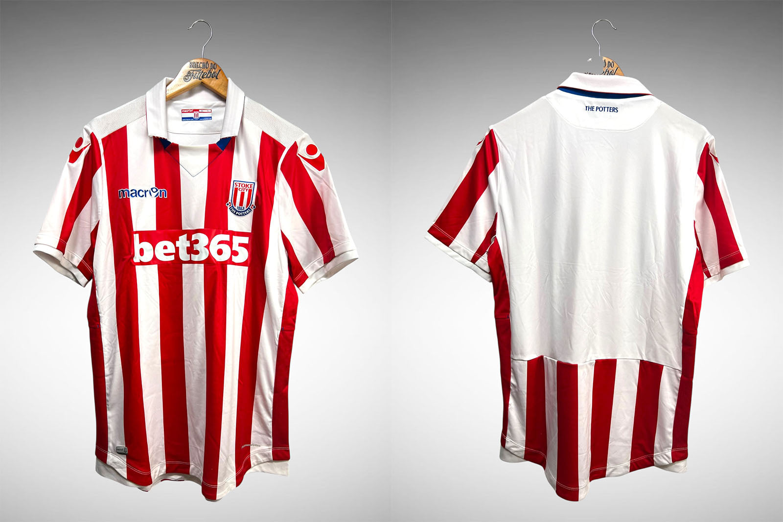 Stoke City 2016 Primeira Camisa Tam GG.