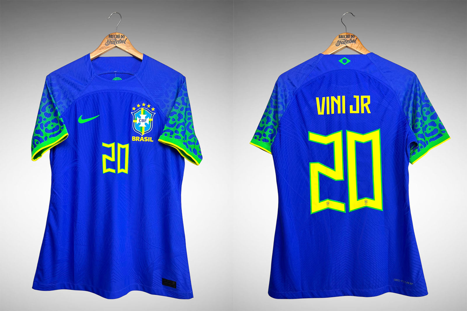 Brasil 2022 Segunda Camisa Tam G Nº 20 Vini Jr.