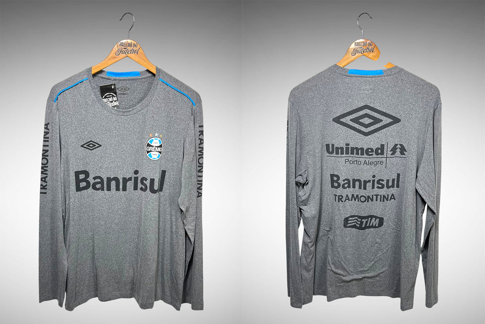 Grêmio 2015 Camisa Treino Manga Longa Tam G.