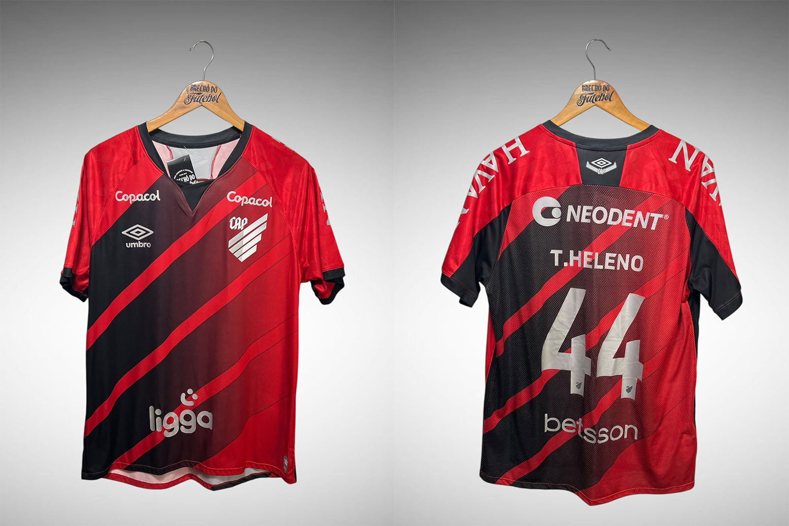 Athletico Paranaense 2020 Primeira Camisa Tam G Nº44 T. Heleno.