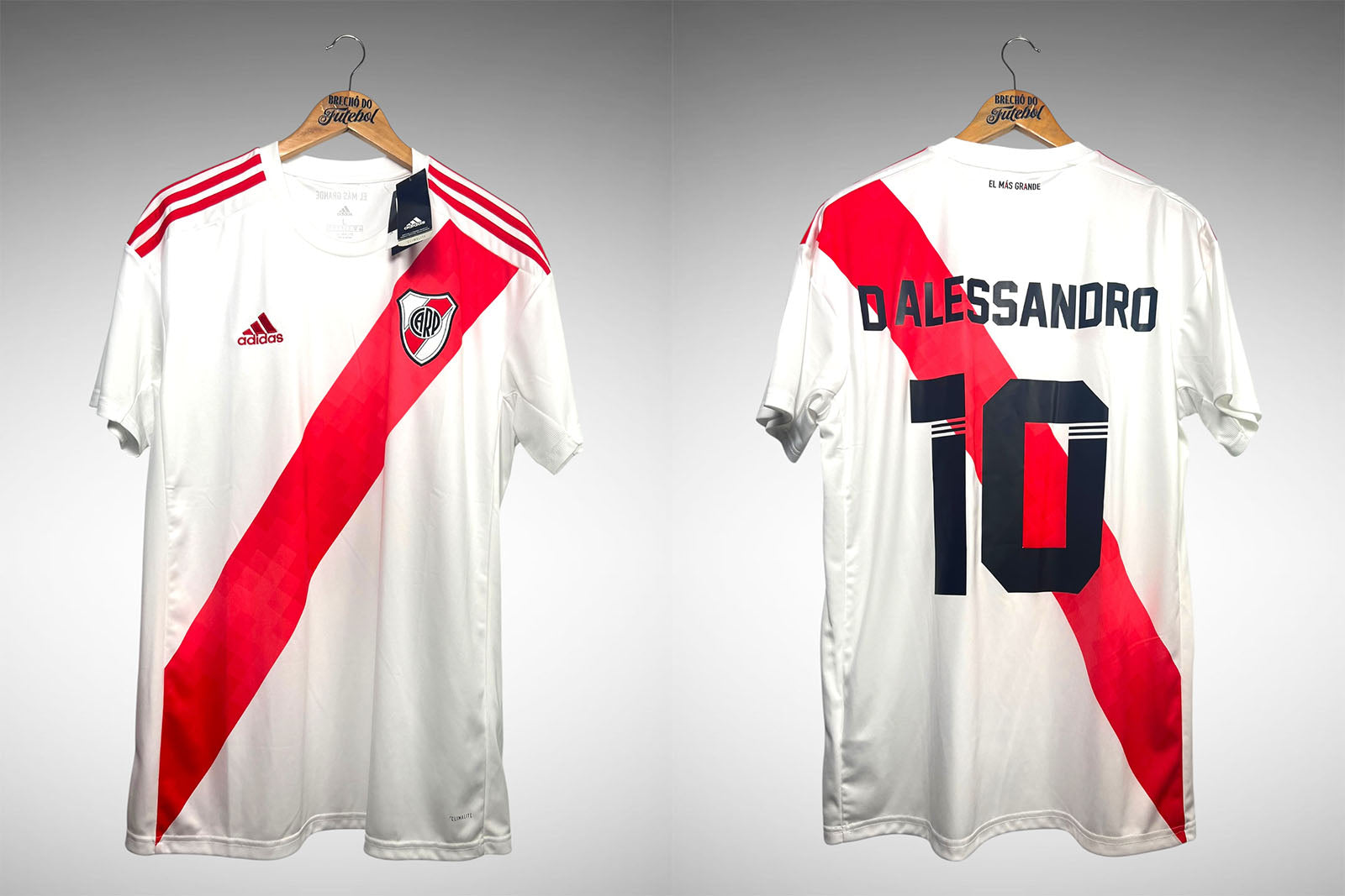 River Plate 2019 Primeira Camisa Tam G Nº 10 D'Alessandro.
