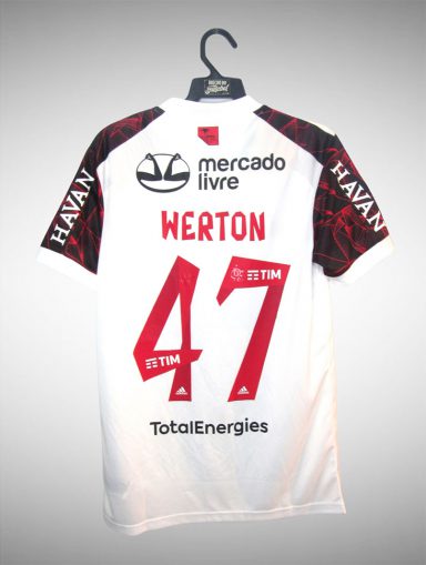 Flamengo 2021 Segunda Camisa Tam P N# 47 Werton.
