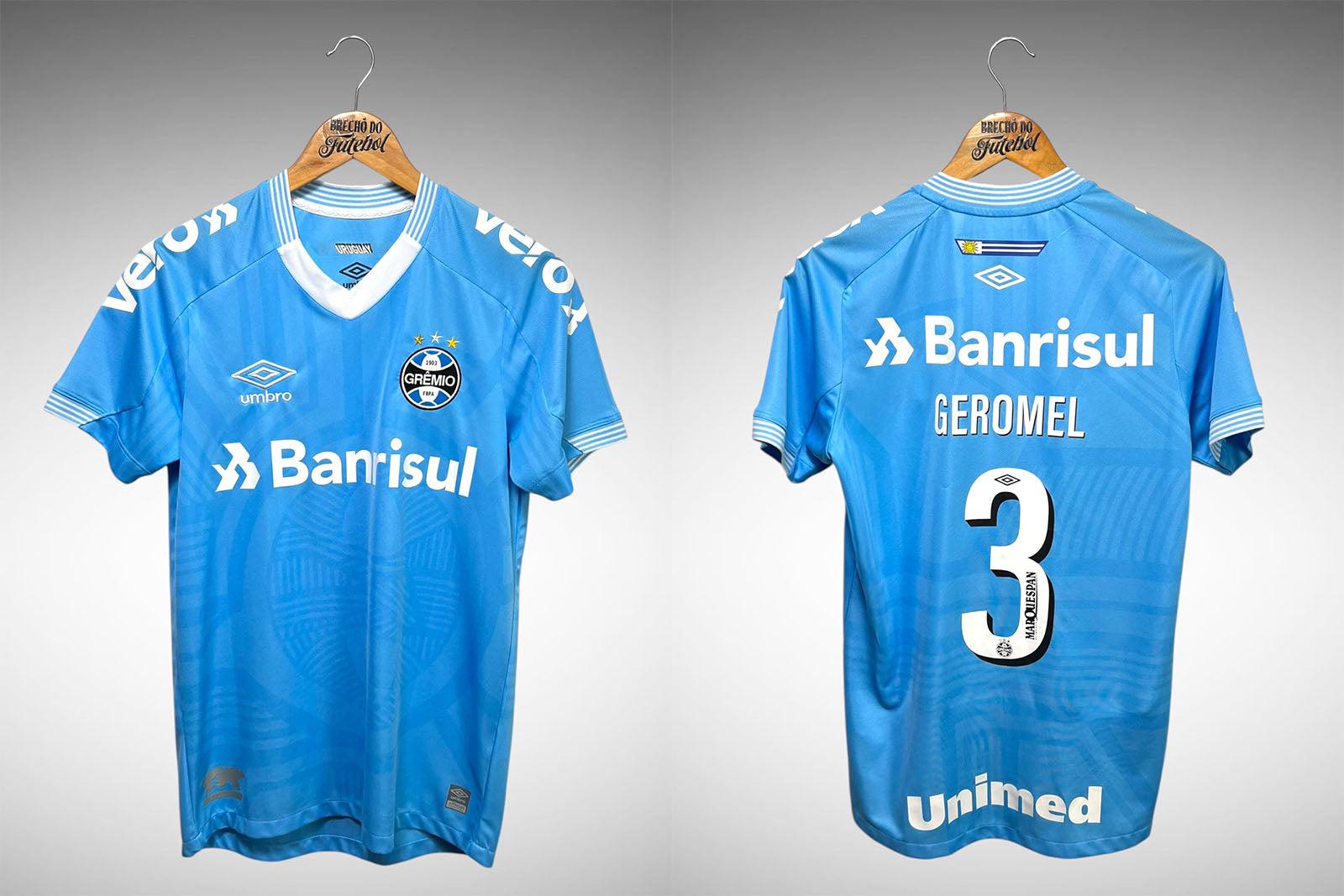 Grêmio 2022 Terceira Camisa Tam P Nº3 Geromel.