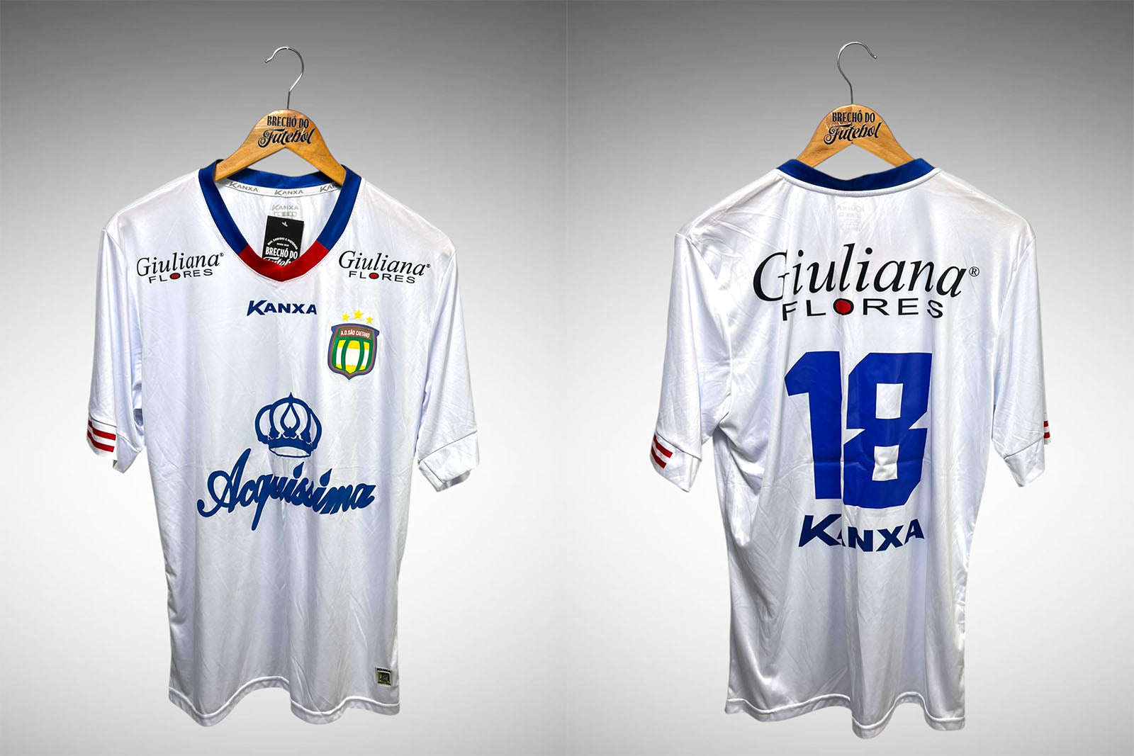 São Caetano 2018 Segunda Camisa Tam G Nº18.