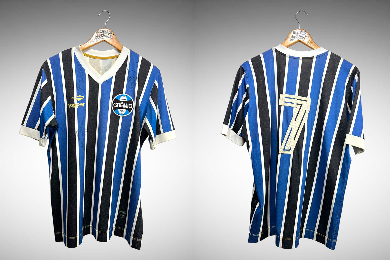 Grêmio 1983 Retrô Primeira Camisa Tam GG Nº 7.
