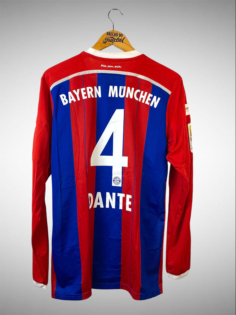 Bayern de Munique 2014 Primeira Camisa Tam P N# 4 Dante.