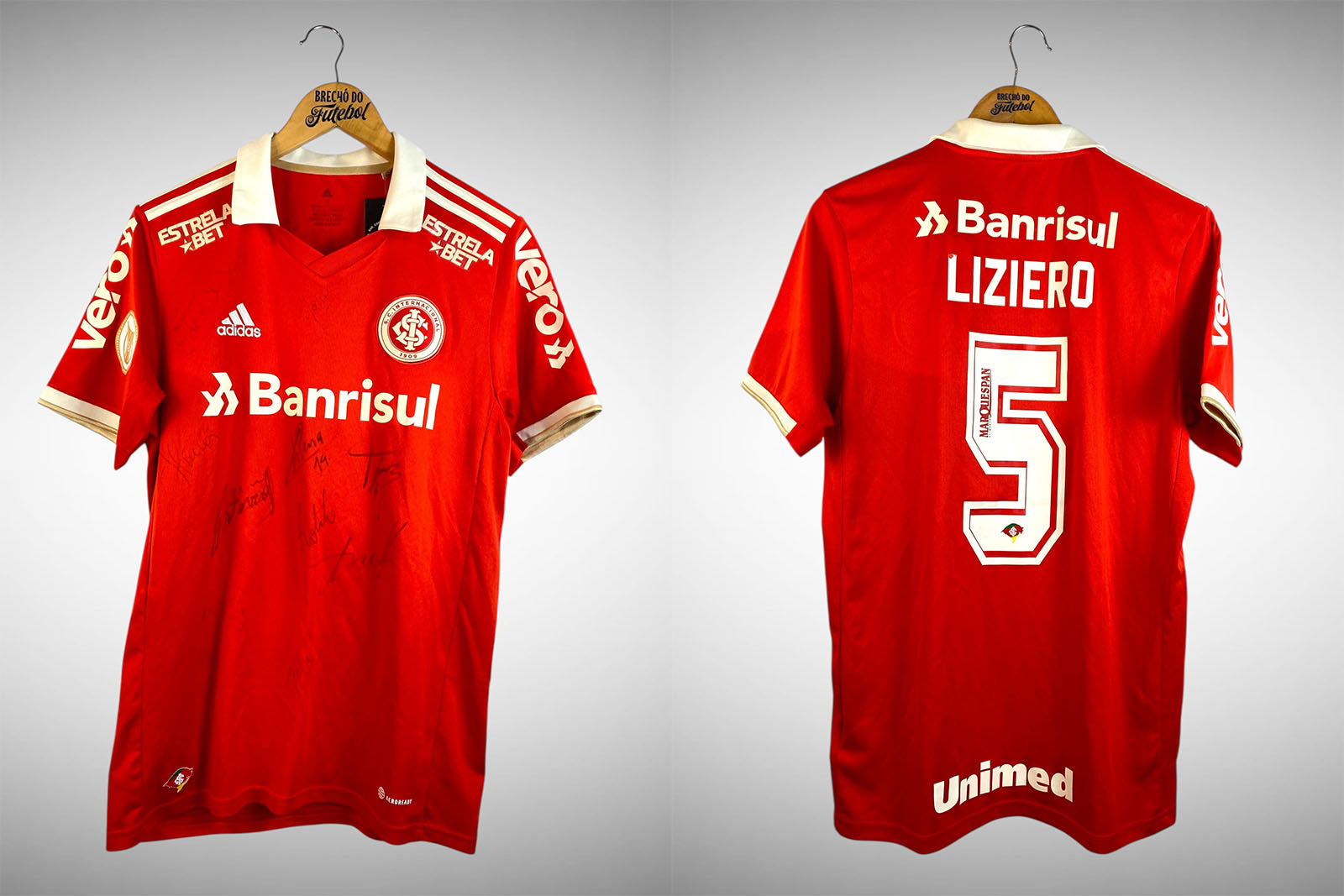 Internacional 2022 Primeira Camisa Tam M Nº 5 Liziero.