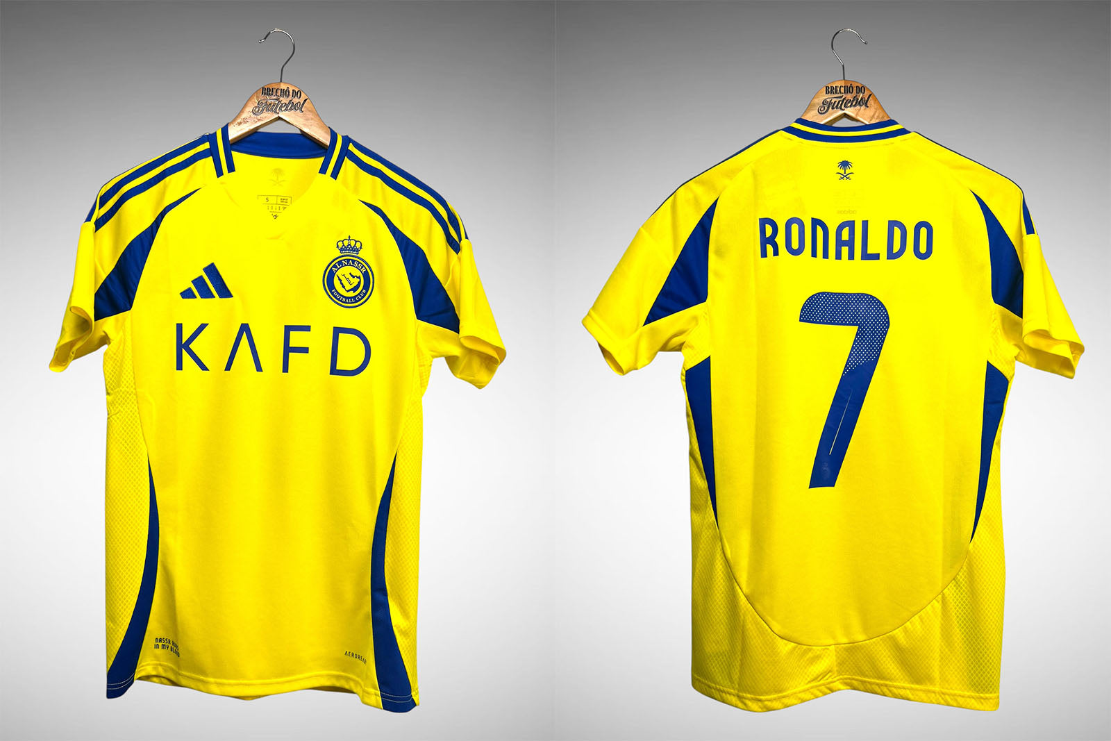 Al Nassr 2024 Primeira Camisa Tam P Nº 7 Ronaldo.