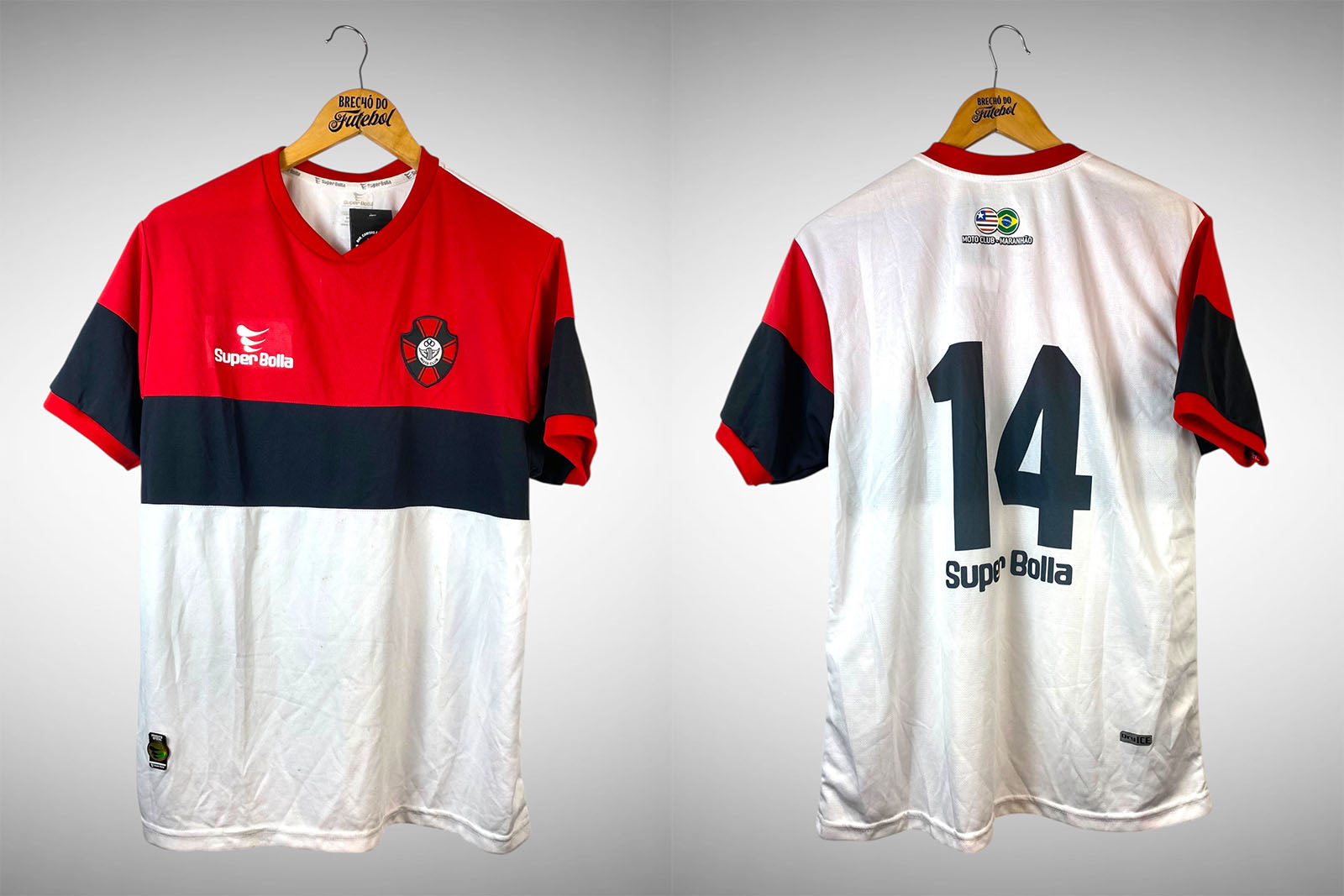 Moto Club 2014 Segunda Camisa Tam G Nº 14.