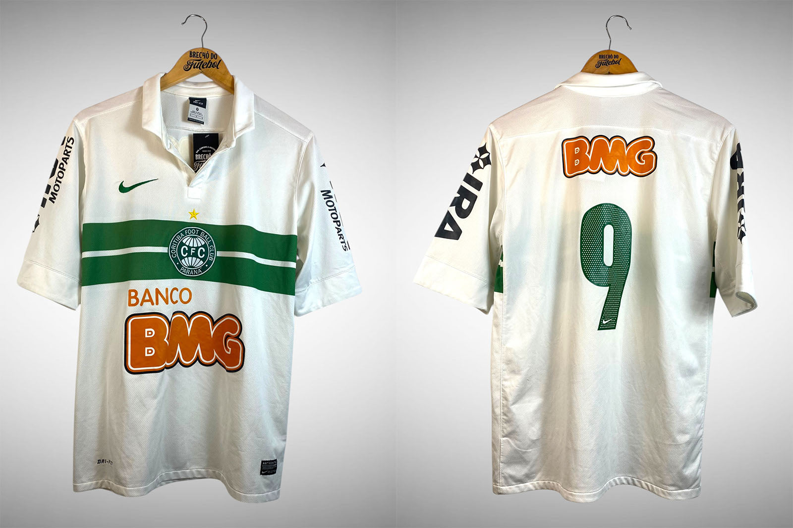 Coritiba 2012 Primeira Camisa Tam M Nº 9.