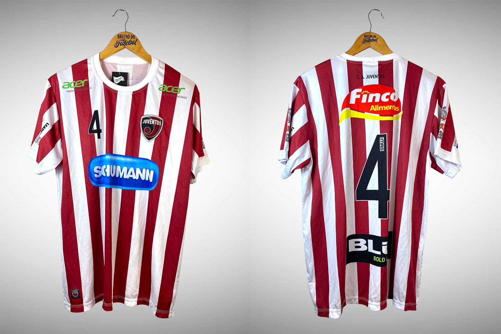 CA Juventus Seara-SC Primeira Camisa Tam G Nº 4.