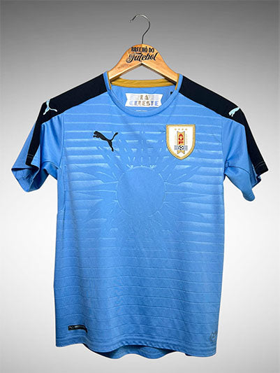 Uruguai 2016 Primeira Camisa Tam GG Infantil.