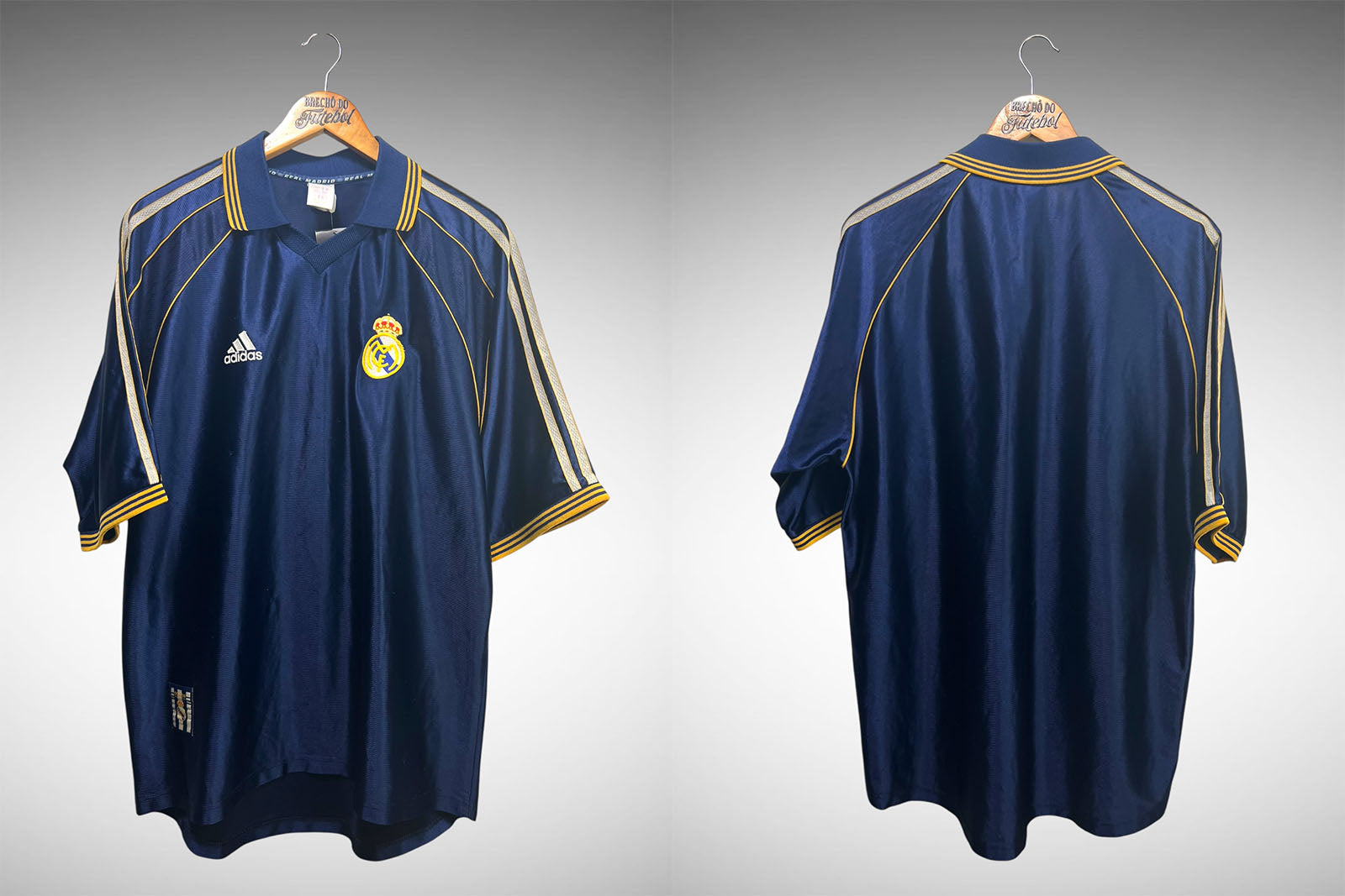 Real Madrid 1998 Terceira Camisa Tam GG.