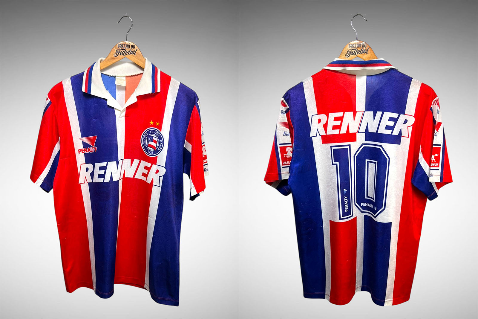 Bahia 1995 Segunda Camisa Tam G Nº10.