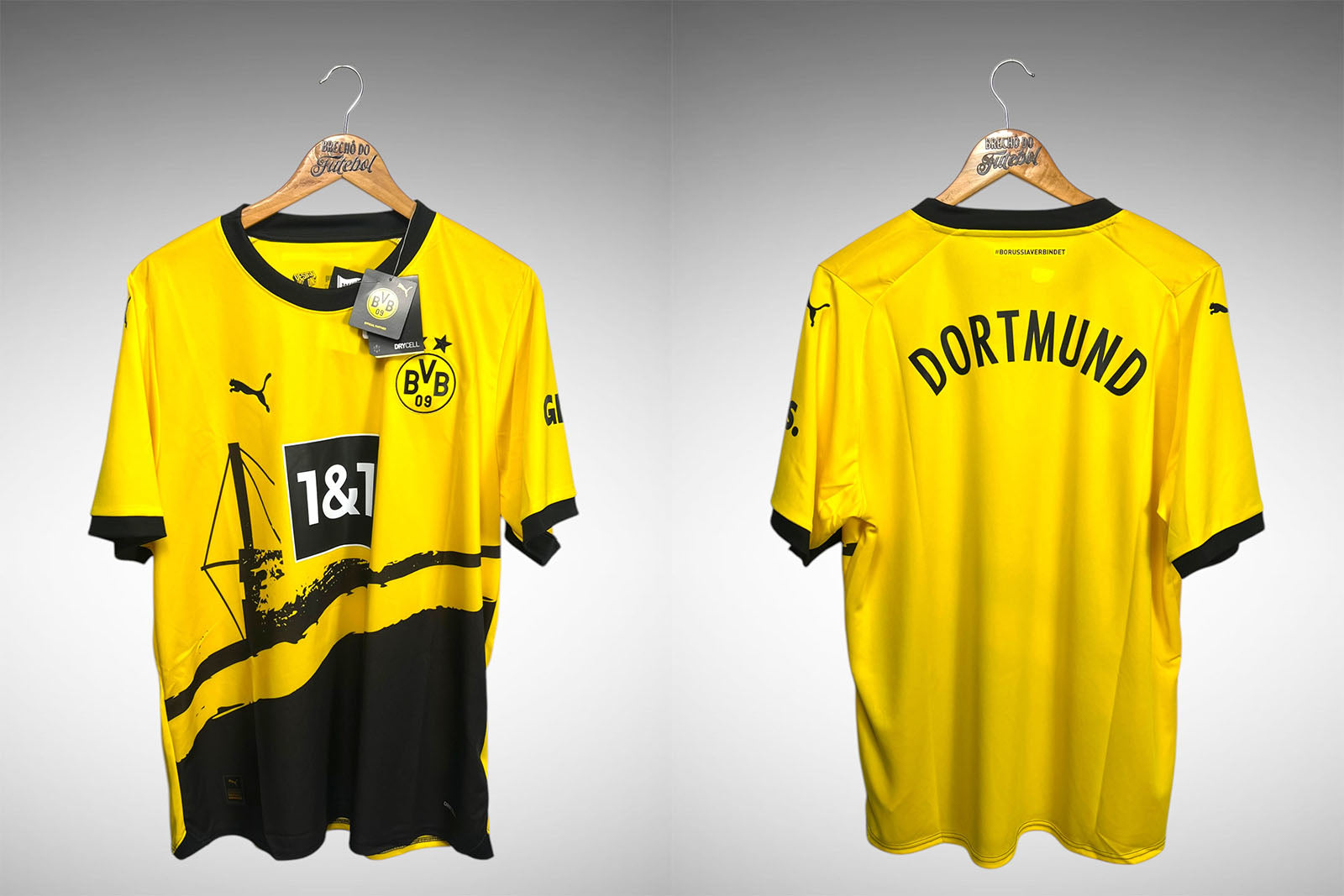 Borussia Dortmund 2023 Primeira Camisa Tam GG.