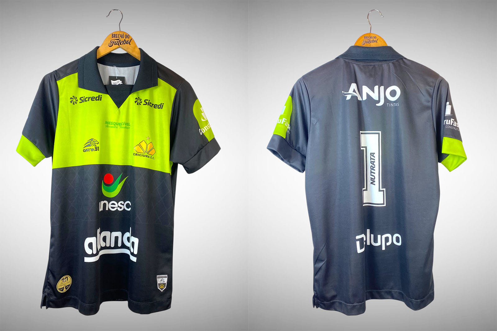 Críciuma 2021 Camisa de Goleiro Tam G Nº 1.