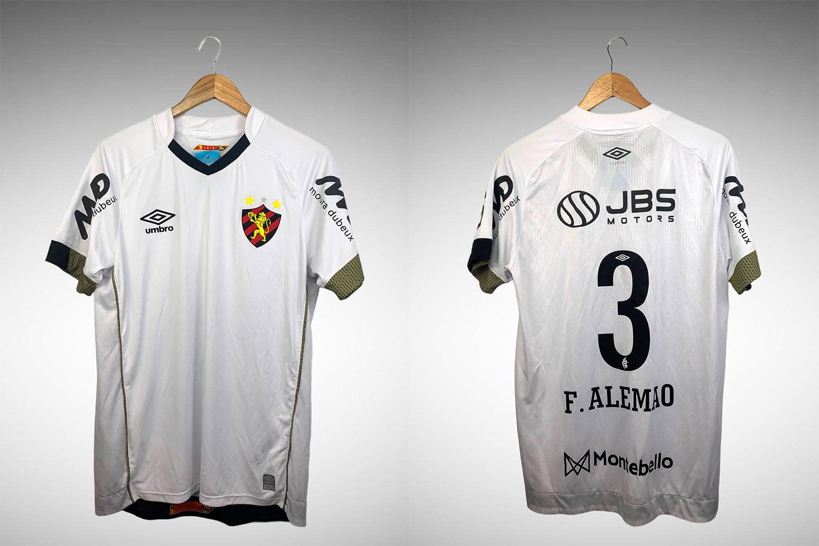 Sport Recife 2021 Segunda Camisa Tam G N# 3 F. Alemão.